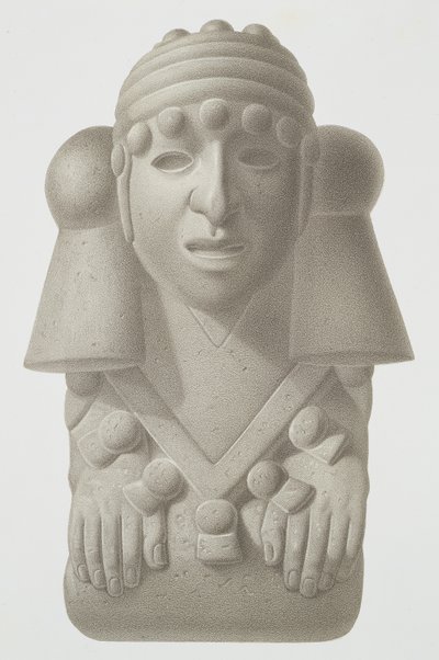 The Rain God, Cocijo, plate 52 from 
